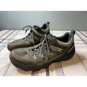 Oboz Sawtooth X Womens Hiking Shoes Sz 9 Eucalyptus Green Lace Up Waterproof